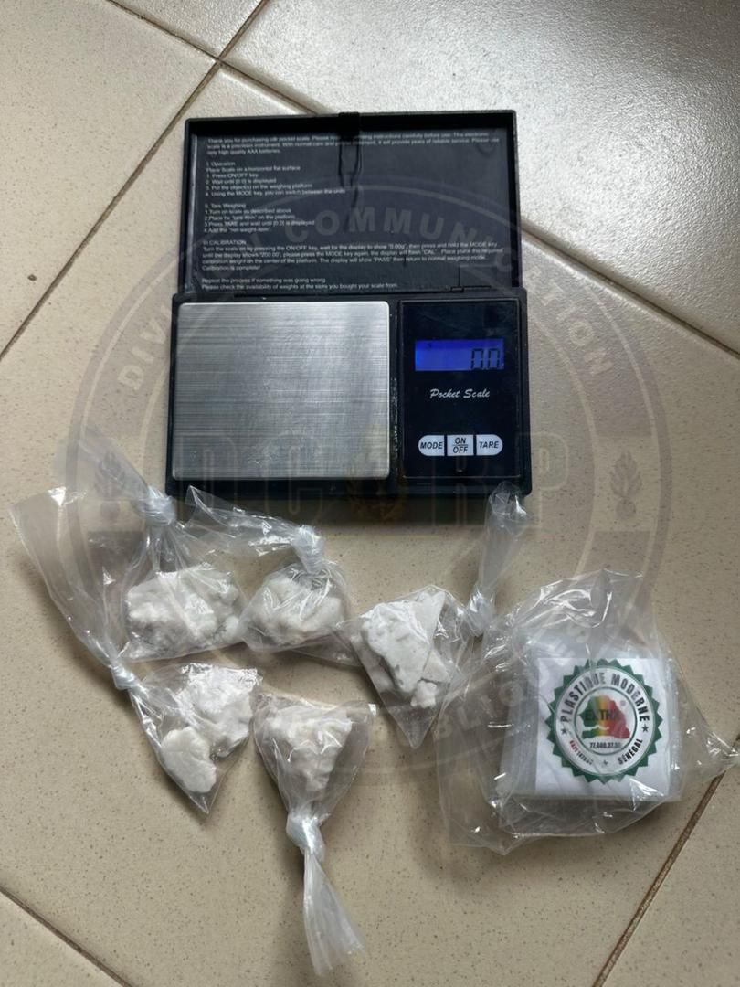Lutte contre le trafic de stupéfiants: un présumé trafiquant de cocaïnes interpellé à Keur Massar